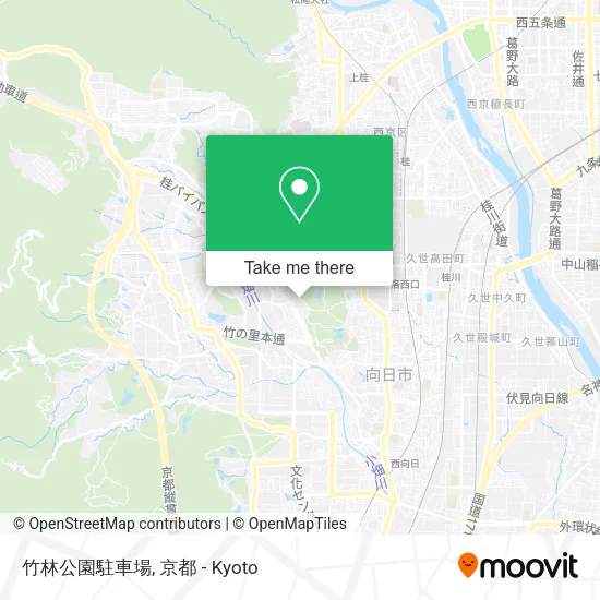 竹林公園駐車場 map