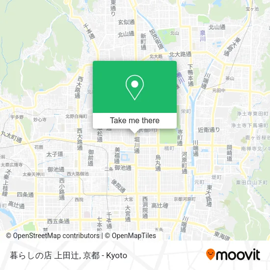 暮らしの店 上田辻 map