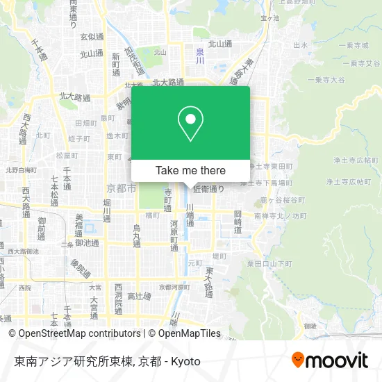 東南アジア研究所東棟 map