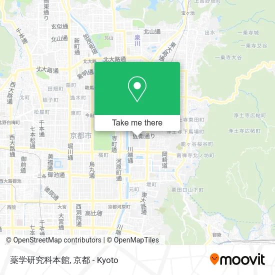 薬学研究科本館 map