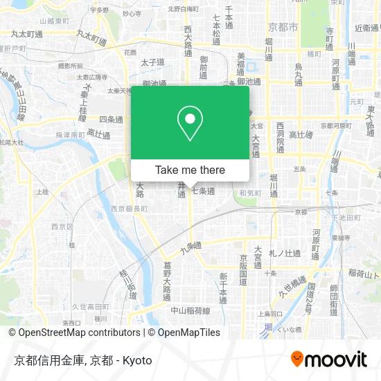京都信用金庫 map