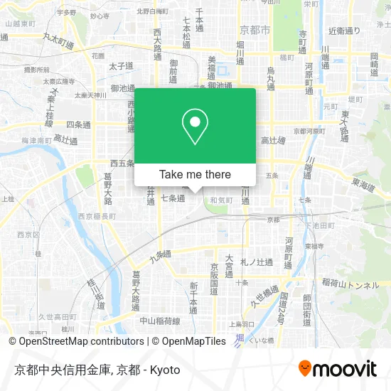 京都中央信用金庫 map