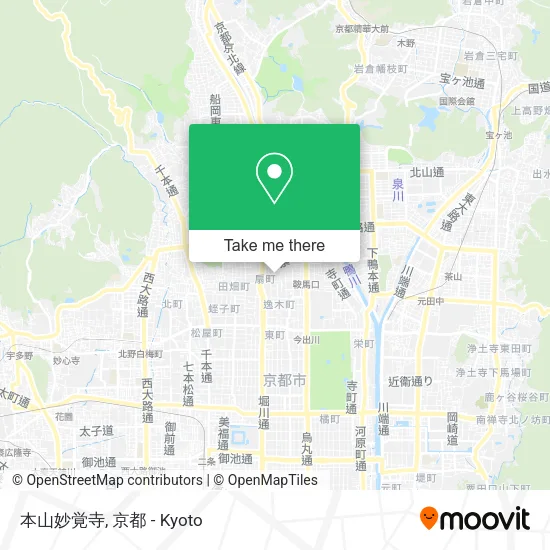 本山妙覚寺 map