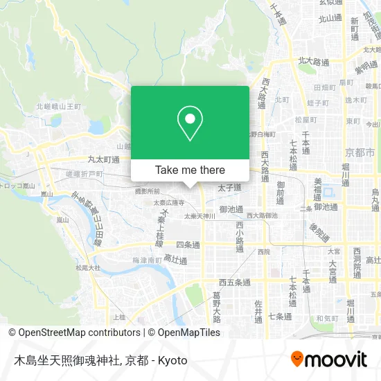 木島坐天照御魂神社 map