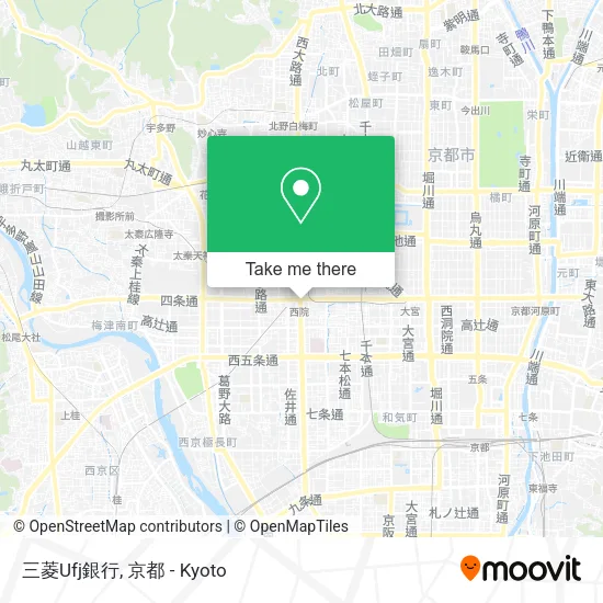 Mitsubishi UFJ Bank map