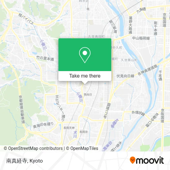 South Shinkeiji Temple map