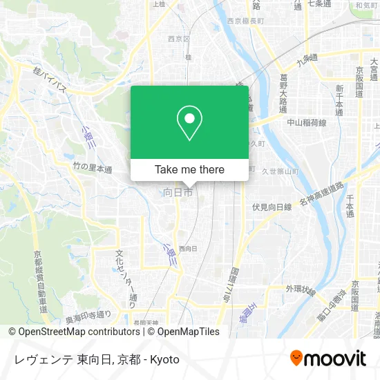 レヴェンテ 東向日 map