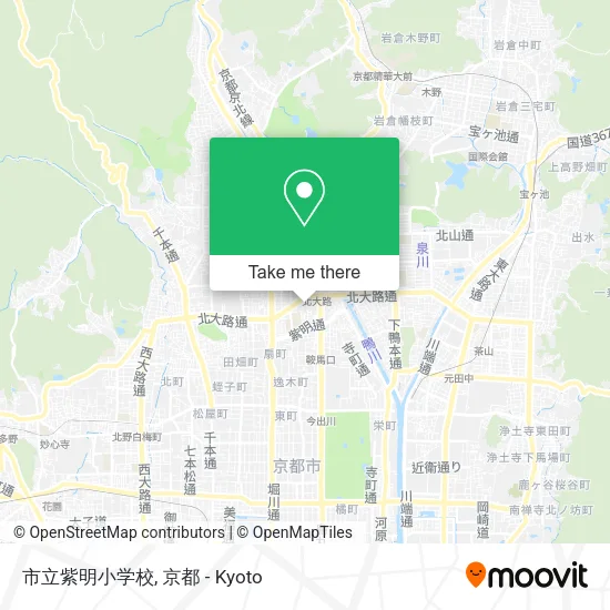 市立紫明小学校 map