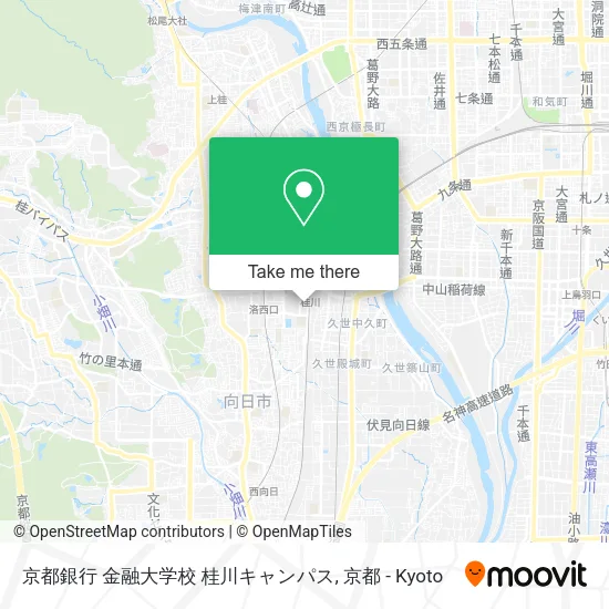 京都銀行 金融大学校 桂川キャンパス map
