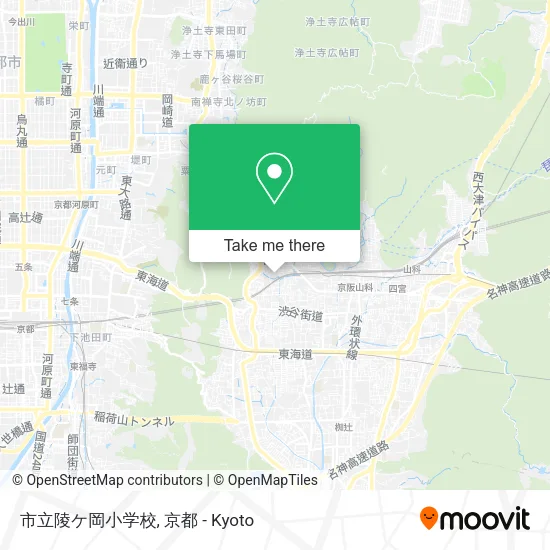 市立陵ケ岡小学校 map