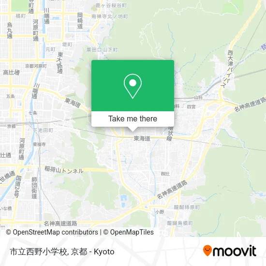 市立西野小学校 map