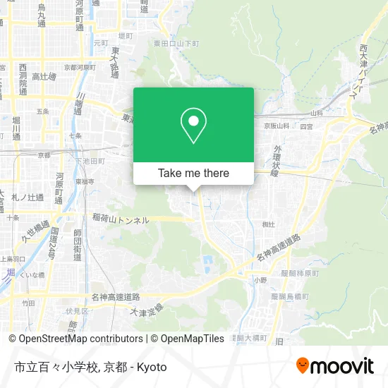 市立百々小学校 map