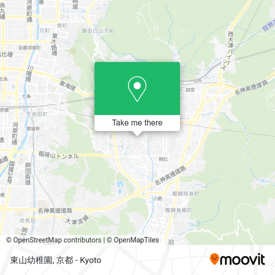 Higashiyama Kindergarten map