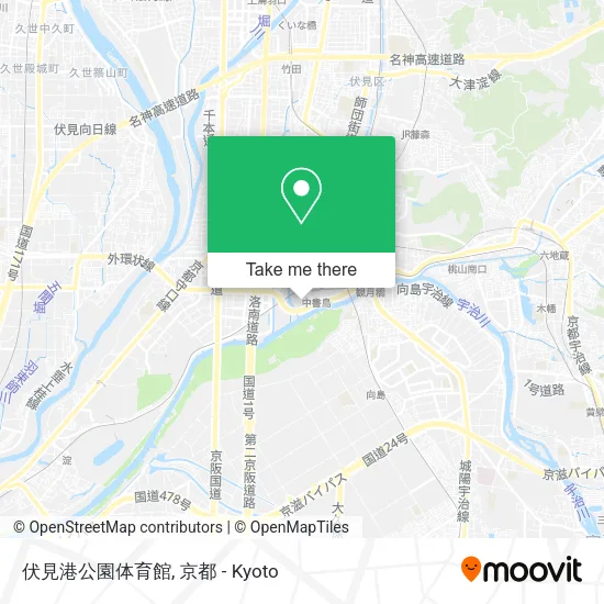 伏見港公園体育館 map