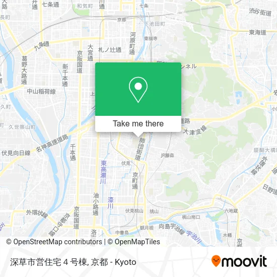 深草市営住宅４号棟 map
