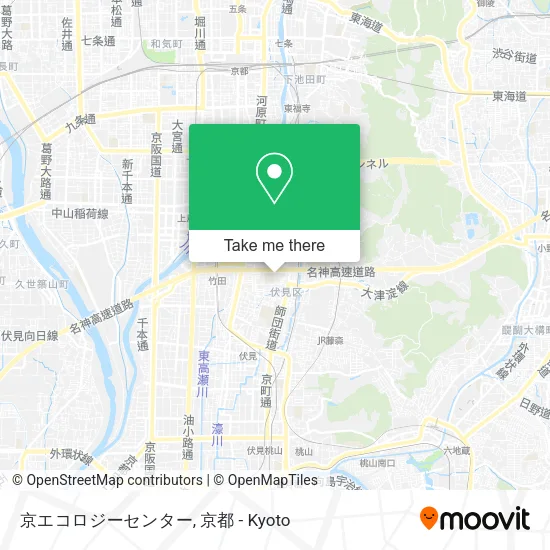 京エコロジーセンター map