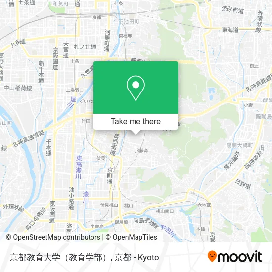 京都教育大学（教育学部） map
