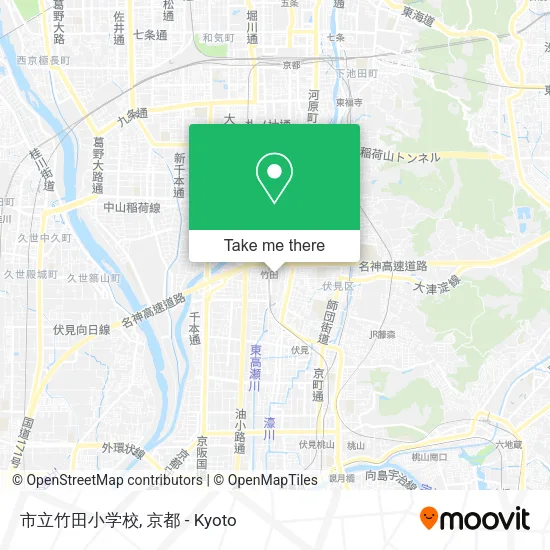 市立竹田小学校 map