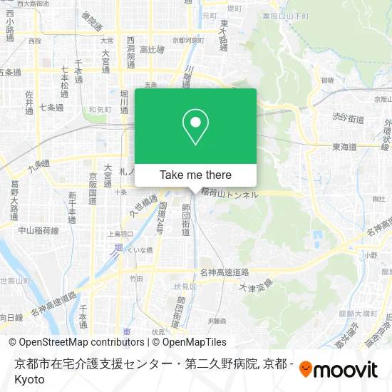 京都市在宅介護支援センター・第二久野病院 map