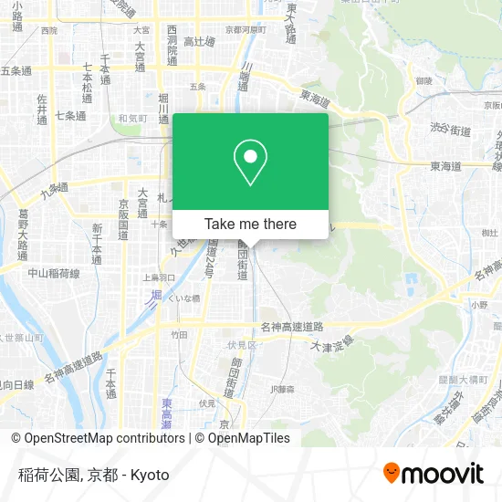 稲荷公園 map