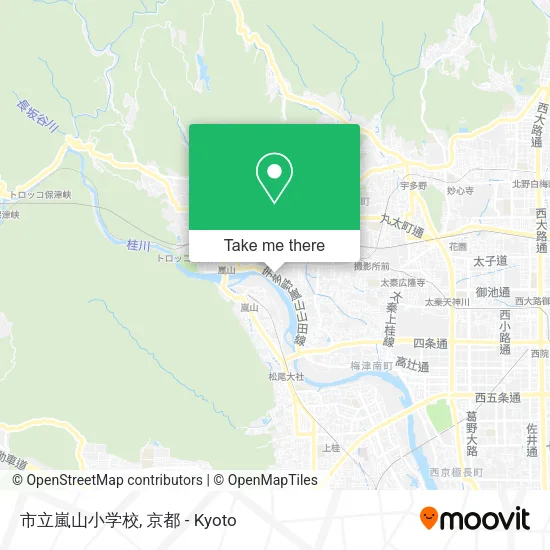 市立嵐山小学校 map