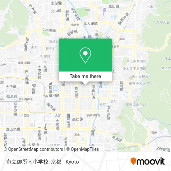市立御所南小学校 map