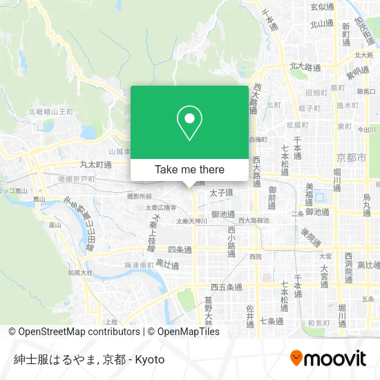 Gentlemen's Clothing Haruya map