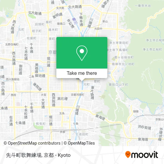 先斗町歌舞練場 map