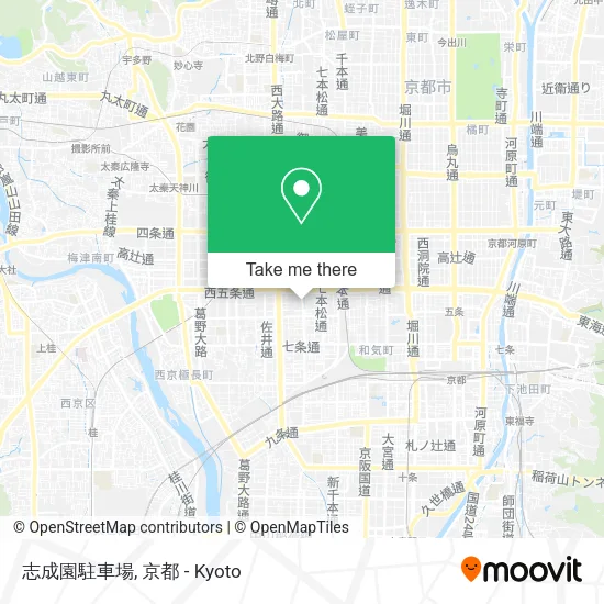 志成園駐車場 map