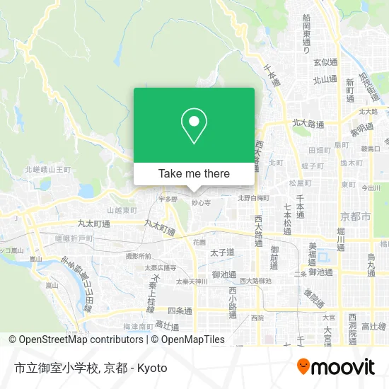 市立御室小学校 map