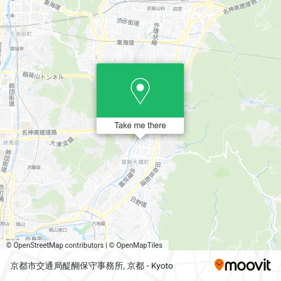 京都市交通局醍醐保守事務所 map