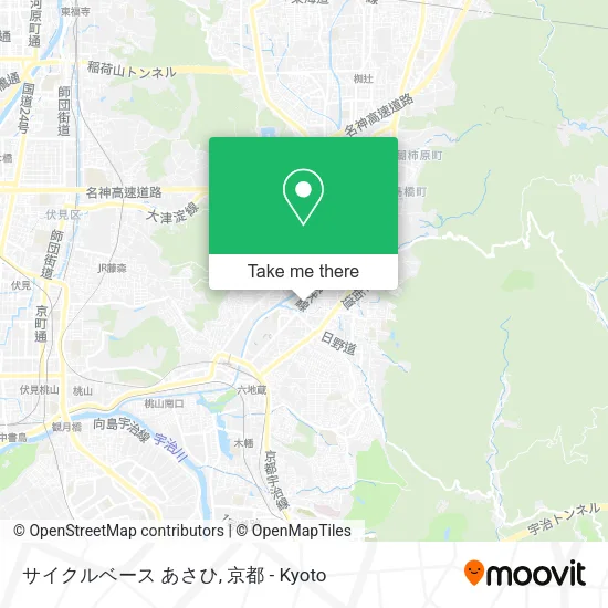 サイクルベース あさひ map