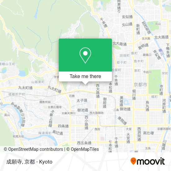 成願寺 map