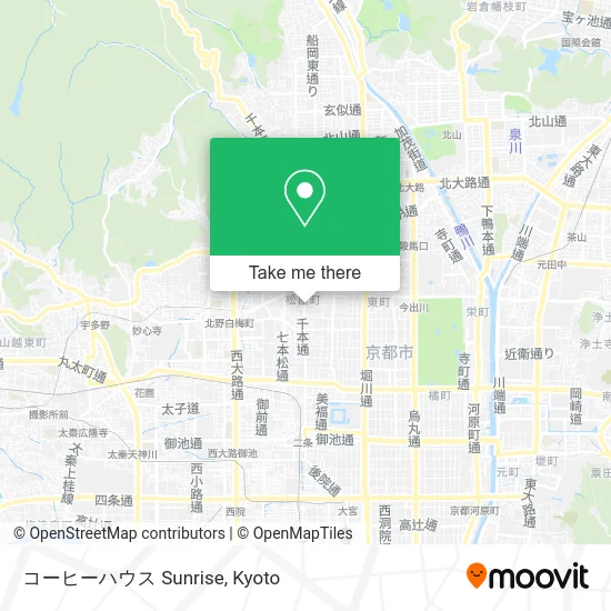 Coffee House Sunrise map