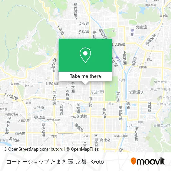 Coffee Shop Tamaki Ring map