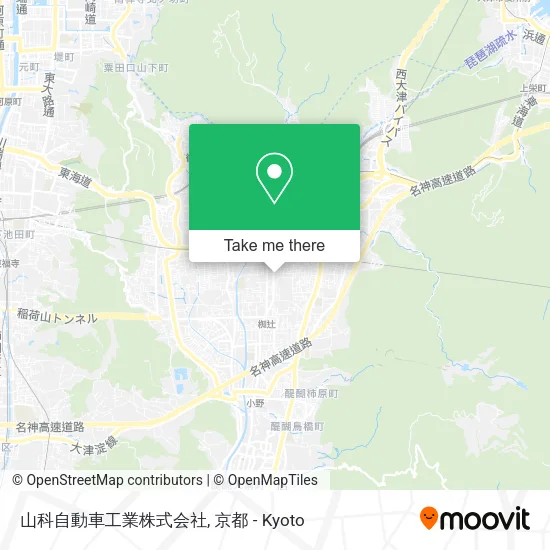 山科自動車工業株式会社 map
