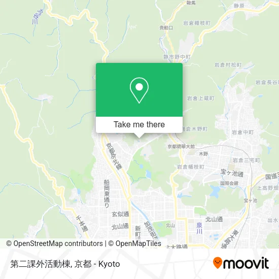 第二課外活動棟 map