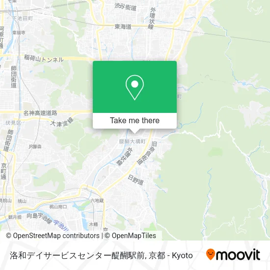 洛和デイサービスセンター醍醐駅前 map