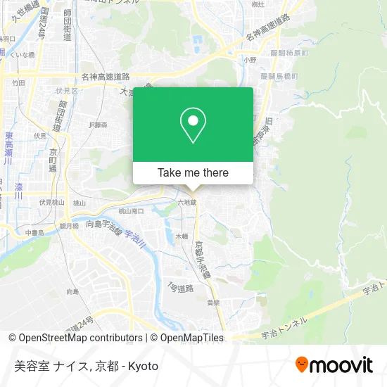 美容室 ナイス map