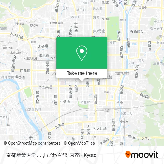 京都産業大学むすびわざ館 map
