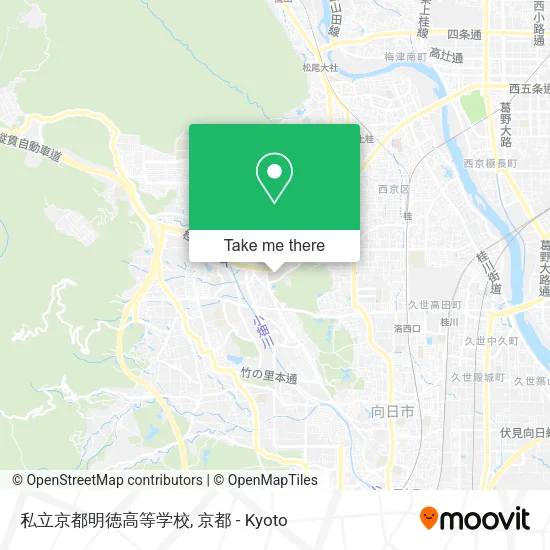 私立京都明徳高等学校 map