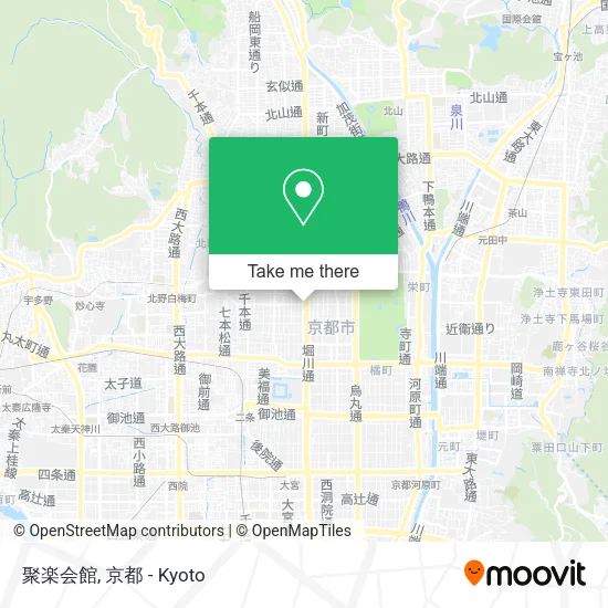 聚楽会館 map