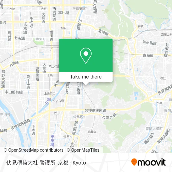 伏見稲荷大社 警護所 map
