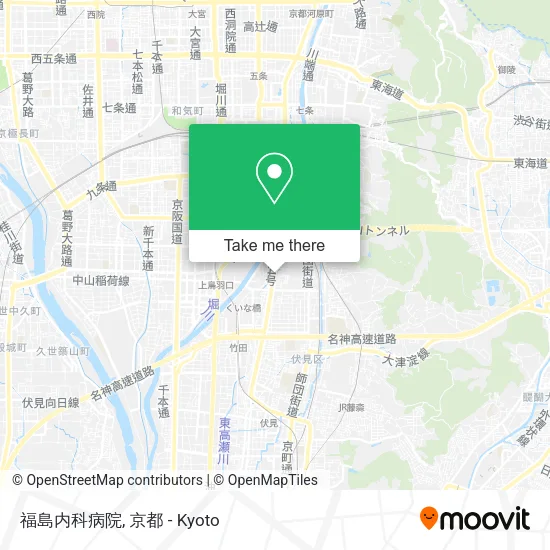 福島内科病院 map