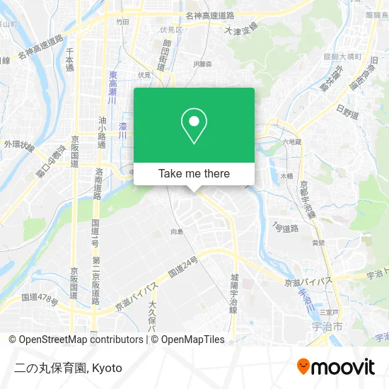 二の丸保育園 map