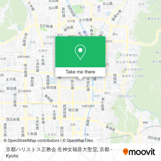 京都ハリストス正教会 生神女福音大聖堂 map