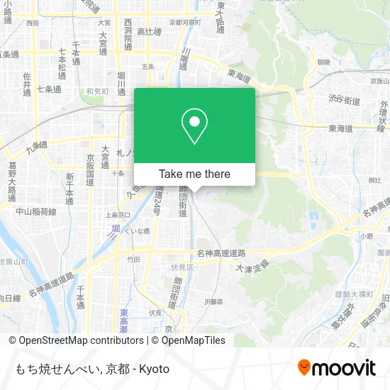 もち焼せんべい map