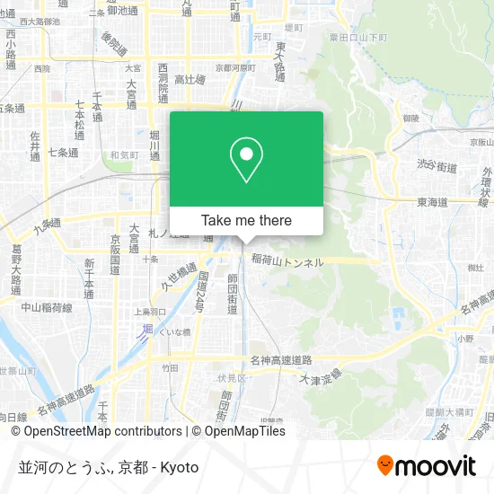 並河のとうふ map