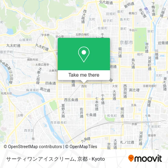 サーティワンアイスクリーム map