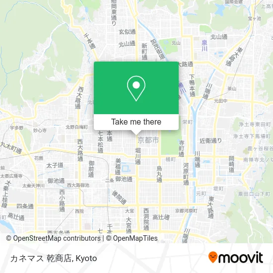 Kanemasu Inui Store map